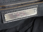 Balenciaga Navy Blue Lambskin Moto Classic City Bag