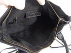 Balenciaga Black Leather Classic Moto City First Bag