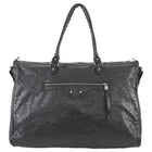 Balenciaga Dark Grey AW2009 Arena Lambskin Leather Large Weekender Duffle Bag