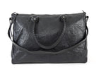 Balenciaga Dark Grey AW2009 Arena Lambskin Leather Large Weekender Duffle Bag