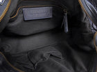 Balenciaga Dark Navy Blue Arena Lambskin Leather The First City Bag