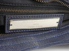 Balenciaga Midnight Navy AW2015 Arena Lambskin Leather Medium Classic City Moto Bag Medium