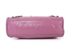 Balenciaga Pink Rose Berlingot Leather Classic Moto City Bag