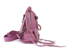 Balenciaga Pink Rose Berlingot Leather Classic Moto City Bag