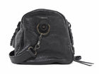 Balenciaga 2009 Black Lambskin Twiggy Moto City Duffle Bag
