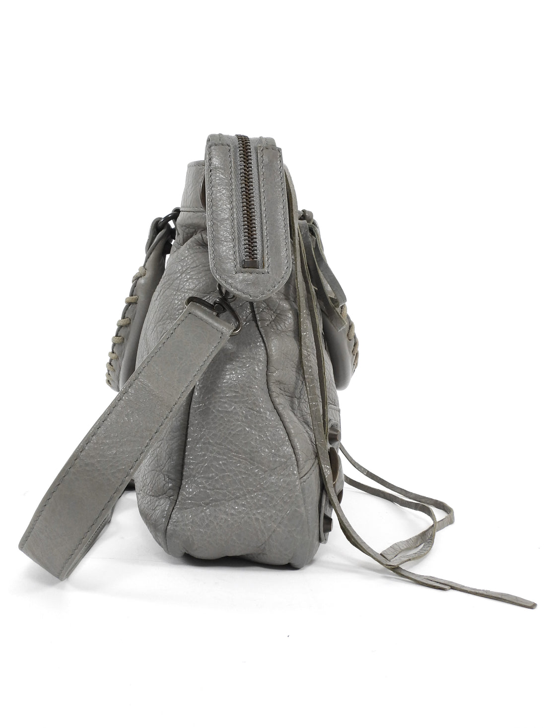 Balenciaga Light Grey SS2014 Lambskin City First Bag