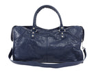 Balenciaga SS2005 Vintage Giant 12 Stud Navy Blue City Work Bag