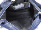 Balenciaga SS2005 Vintage Giant 12 Stud Navy Blue City Work Bag
