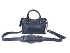 Balenciaga Navy Blue SS 2018 Mini Lambskin Moto City Bag Mini