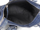 Balenciaga Navy Blue SS 2018 Mini Lambskin Moto City Bag Mini