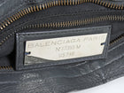 Balenciaga Dark Slate Grey AW2011 Arena Lambskin Leather Medium Classic City Moto Bag