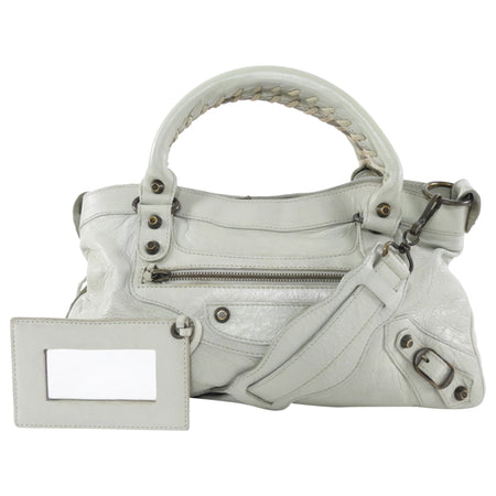 Balenciaga Light Dove Grey Leather The First Bag