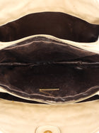 Bottega Veneta Vintage Beige Intrecciato Leather Shoulder Bag