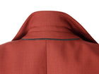 Brunello Cucinelli Paprika Red Wool 2pc Woven Pants Suit - IT 42 / 6