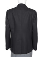 Brunello Cucinelli Black Wool Cashmere Double Breasted Jacket - IT 44 / 8 / M