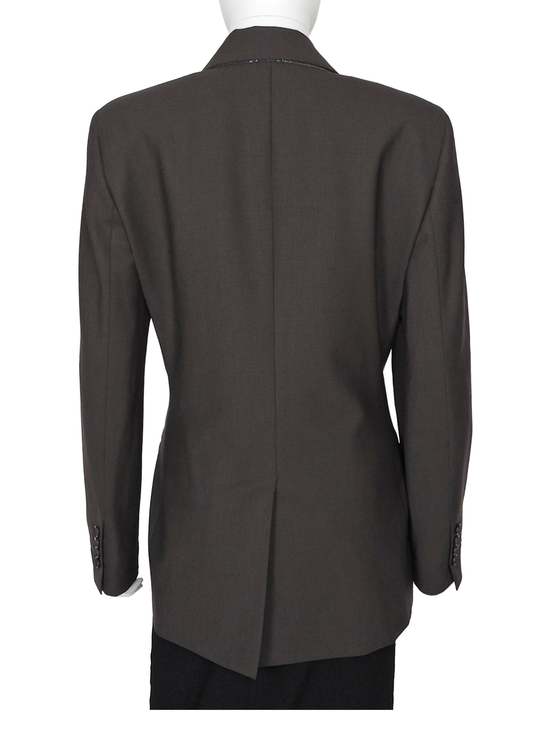 Brunello Cucinelli Wool Blend Notch Collar Double Breasted Blazer Jacket - IT 41 / US 6 / M