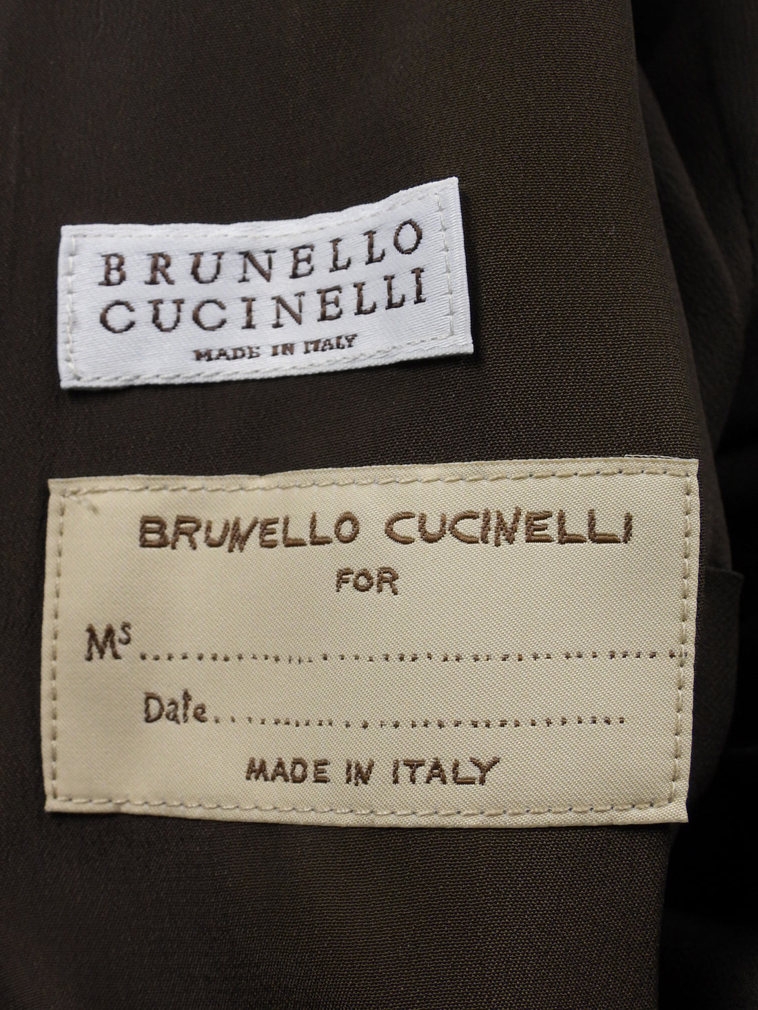 Brunello Cucinelli Wool Blend Notch Collar Double Breasted Blazer Jacket - IT 41 / US 6 / M