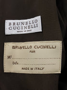 Brunello Cucinelli Wool Blend Notch Collar Double Breasted Blazer Jacket - IT 41 / US 6 / M