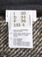 Brunello Cucinelli Brown Wool and Silk Tweed Midi Skirt - IT 40 / US 4