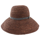 Brunello Cucinelli Brown Raffia Wide Brim Monili Sun Hat
