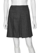 Burberry London Grey Wool Cashmere Flare Pleated Skirt - US 8 /  IT 42 /  UK 10