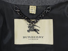 Burberry London Grey Wool Cashmere Flare Pleated Skirt - US 8 /  IT 42 /  UK 10