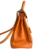 Hermes Orange Epsom Kelly 32 Retourne PHW Bag
