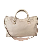 Balenciaga Beige Edge Motocross City Bag