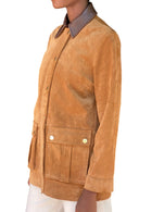 Veronica Beard Brown “Andrea” Suede Jacket - S