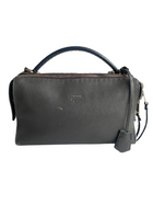 Fendi Slate Selleria Lei Boston Shoulder Bag