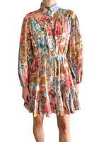 Zimmermann Multicoloured Floral Printed Cotton “Cassia” Mini Dress - 1 / US 4