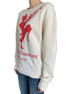 Gucci Ivory & Red Chateau Marmont Flora Print Sweater - S