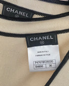 Chanel Beige 2014 Knit Tank Cardigan / Dress Twin Set - FR36 / US 4