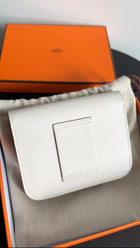 Hermes Constance Slim Wallet Epsom M4 Gris Pale GHW