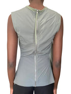 Rick Owens Sage Green SS 18 Gathered Tank - US 6