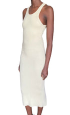 Toteme Beige Seamless Rib Knit Tank Maxi Dress - XS / US 0-2