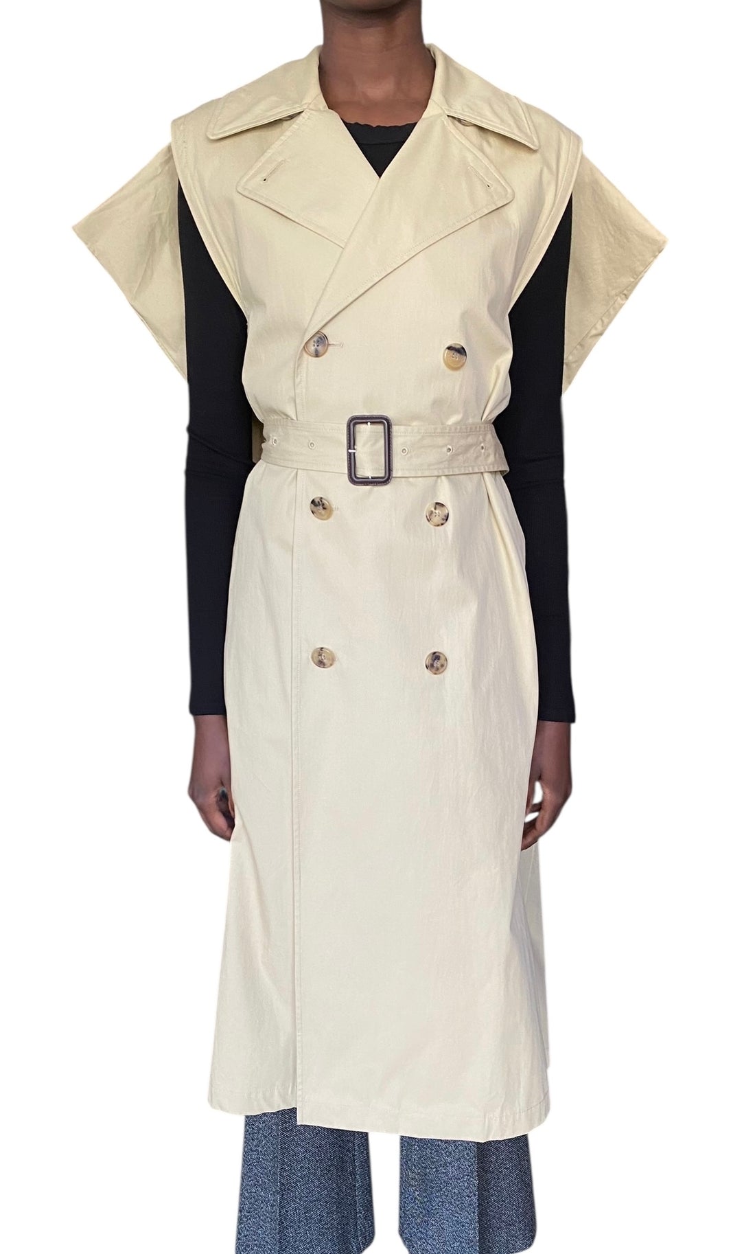 JW Anderson Beige Kite Sleeveless Trench Coat - S / US 4-6