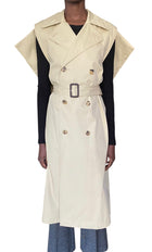 JW Anderson Beige Kite Sleeveless Trench Coat - S / US 4-6