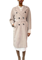 Max Mara Beige Wool & Cashmere Madame Coat - IT 34 / US 0