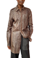 Rick Owens 2016 SS Cyclops Python Shirt Jacket - 42 / US 6