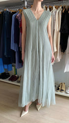Brunello Cucinelli Sage Green Silk Organza Gown - S / US 4-6