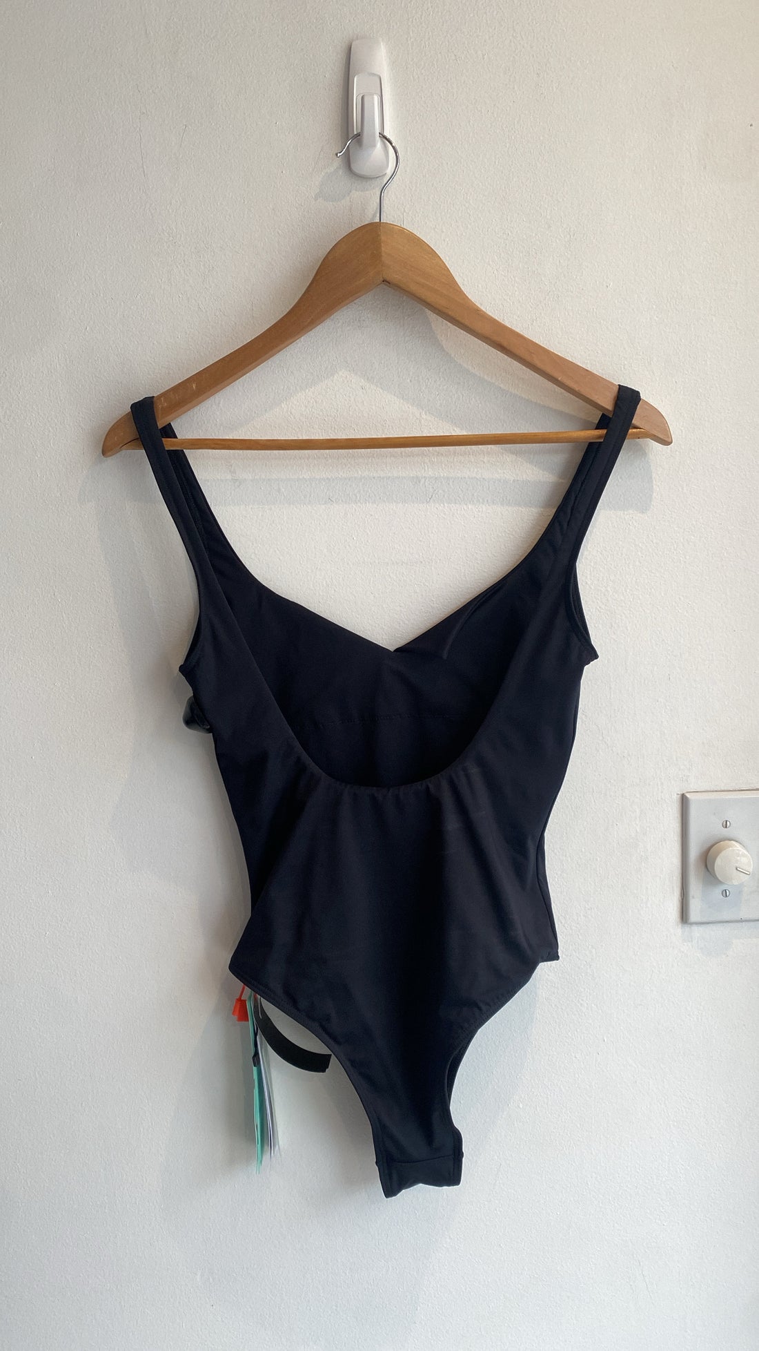 Off-White Black Logo One Piece Swim/Bodysuit - 40