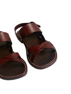 Celine Brown Leather Lerins Sandals  - 40