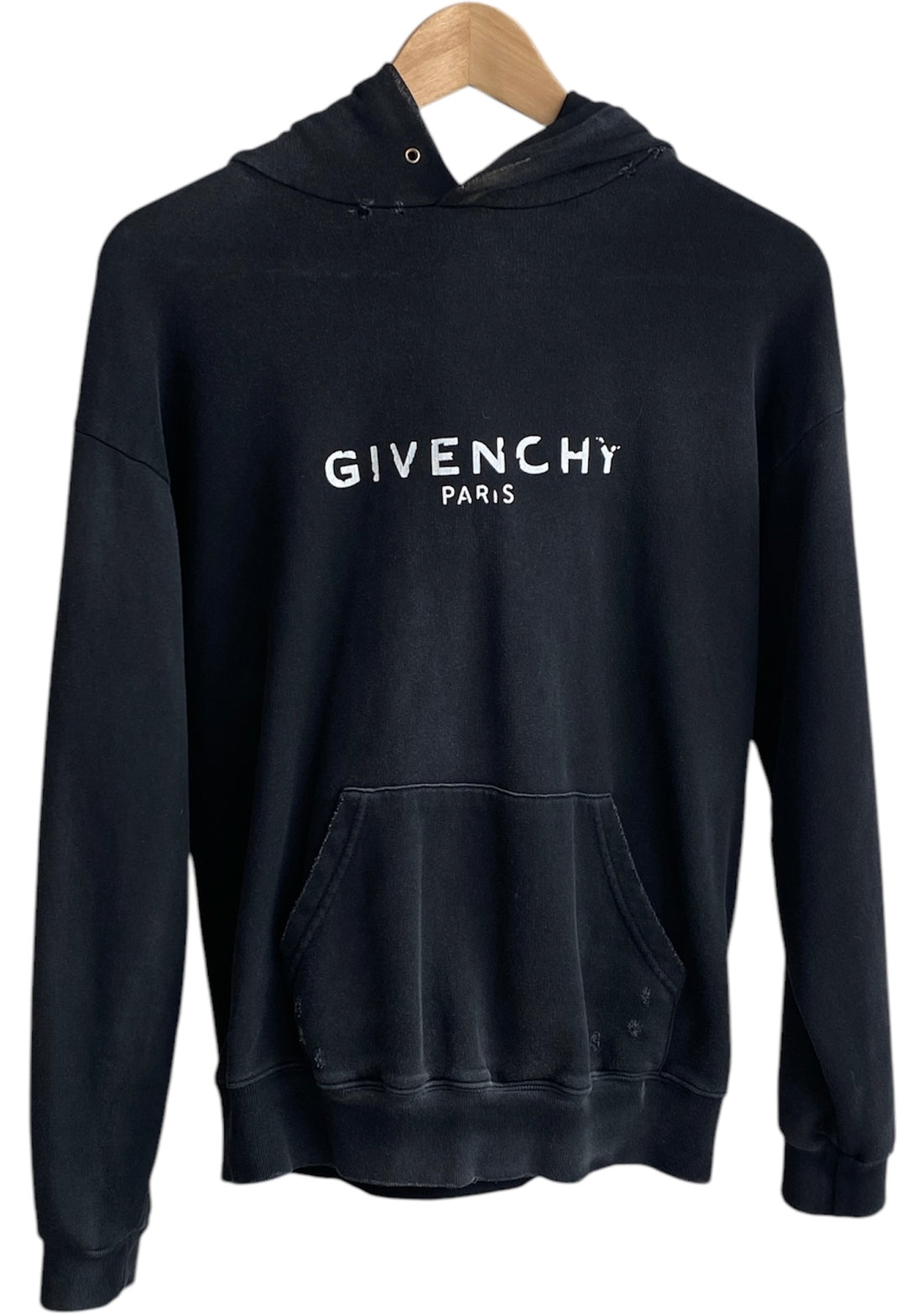Givenchy Distressed Logo Hoodie