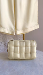 Bottega Veneta Butter Yellow Small Padded Cassette