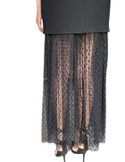 Adam Lippes Black Odette Tulle Gown - US 8