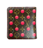 Louis Vuitton x Takashi Murakami 2005 Monogram Cherry Compact Zippy Wallet
