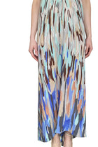 Missoni Multicolour Printed Backless Halter Gown - 40 / S / US 4