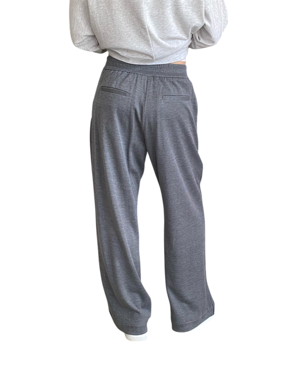 Brunello Grey Wide Leg Monili Pant - S