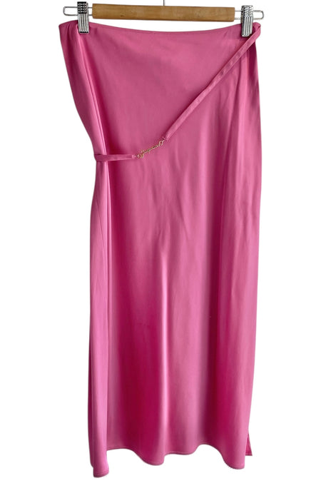 Jacquemus Pink Satin Skirt - 4
